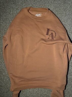 Eighty Eight Men's LA California Crewneck Sweater - Brown